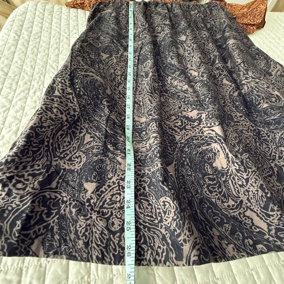 Free People Off-Shoulder Paisley & Floral Dress 100% Cotton Made In India, Size - Picture 7 of 7